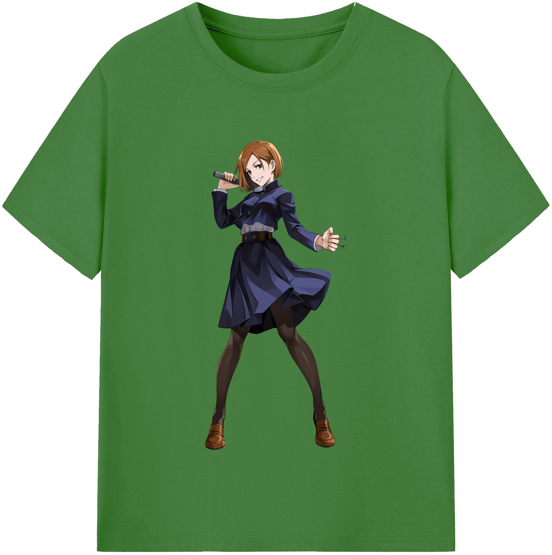 （画像用） 呪術廻戦 Jujutsu Kaisen レディースカジュアルプリントTシャツ（綿100％）